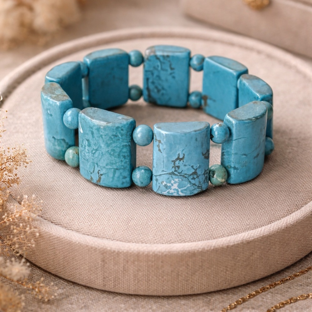 Chunky Stretch Bracelet | Statement Boho Cuff